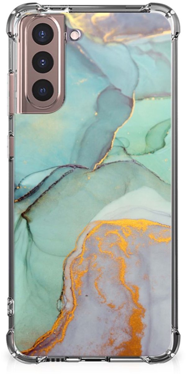 Back Cover voor Samsung Galaxy S21 Plus Watercolor Mix
