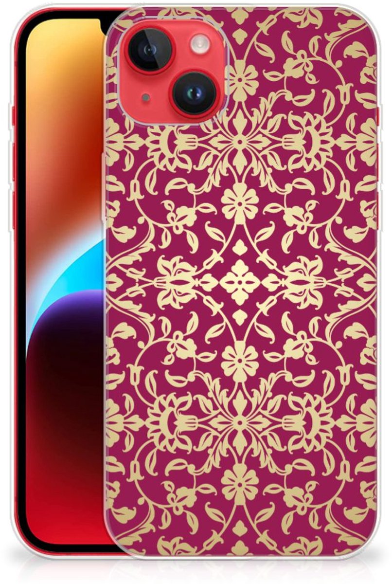Siliconen Hoesje iPhone 14 Plus Barok Pink