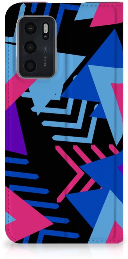 Étui de support OPPO A16 | A16 | Coque de téléphone A54s Funky Triangle