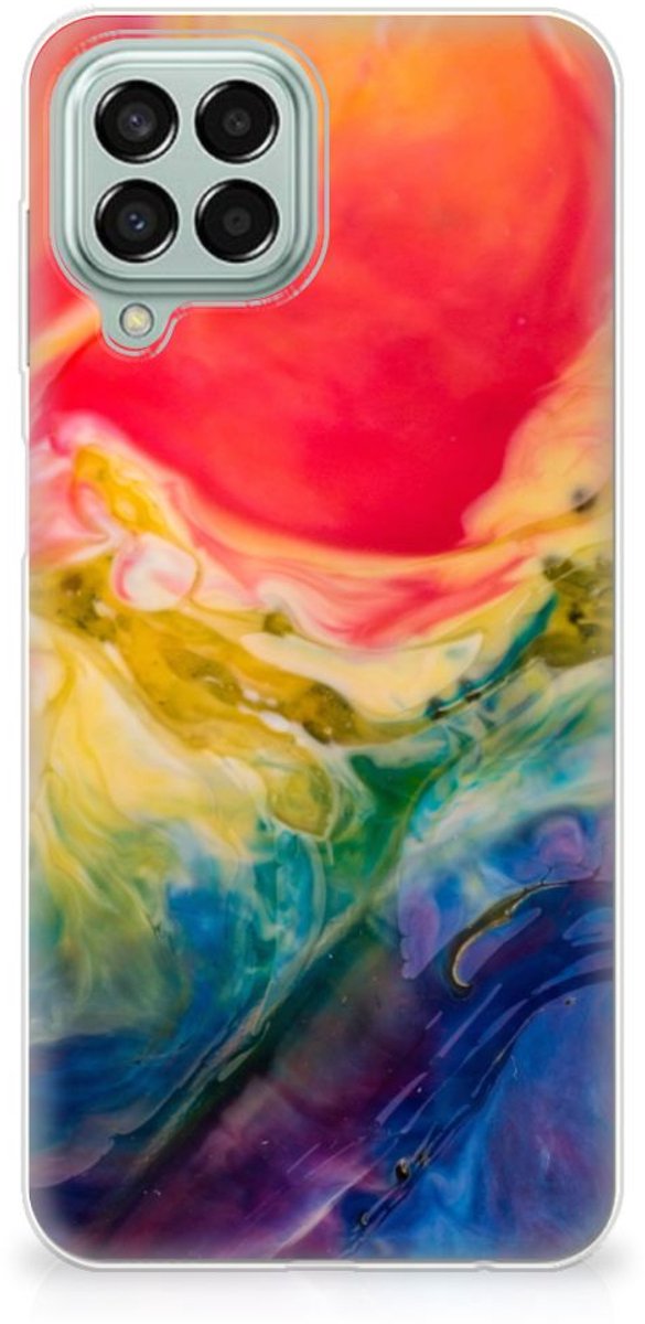 Hoesje maken Samsung Galaxy M33 Watercolor Dark