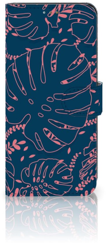 Portefeuille Motorola Moto G52 | Moto G82 Coque Compatible avec Feuilles De Palmier