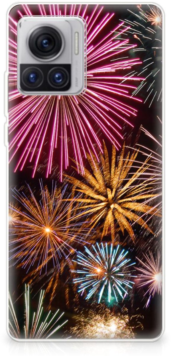 Motorola Moto X30 Pro Silicone Back Cover Vuurwerk