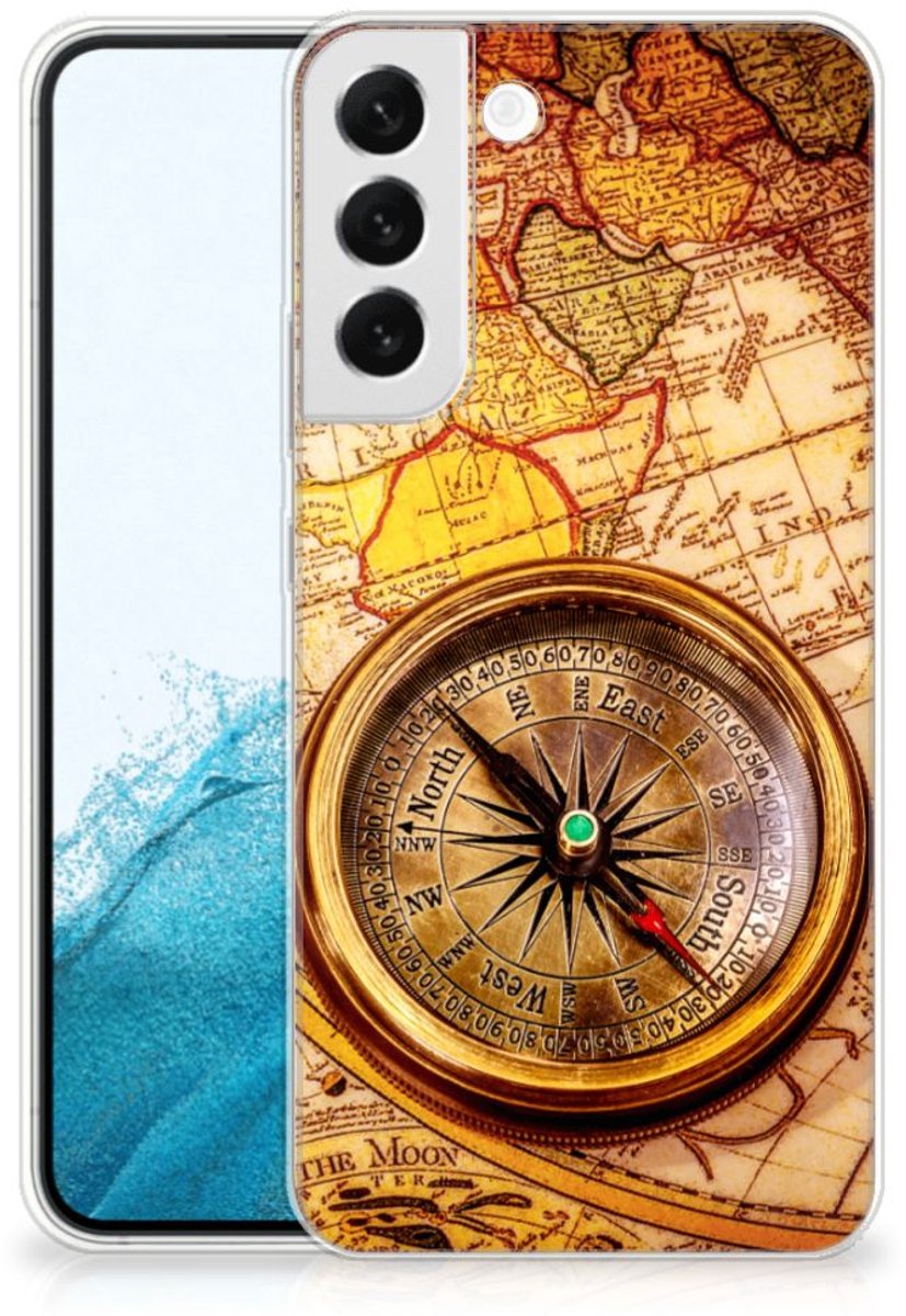 Samsung Galaxy S22 Plus Siliconen Back Cover Kompas