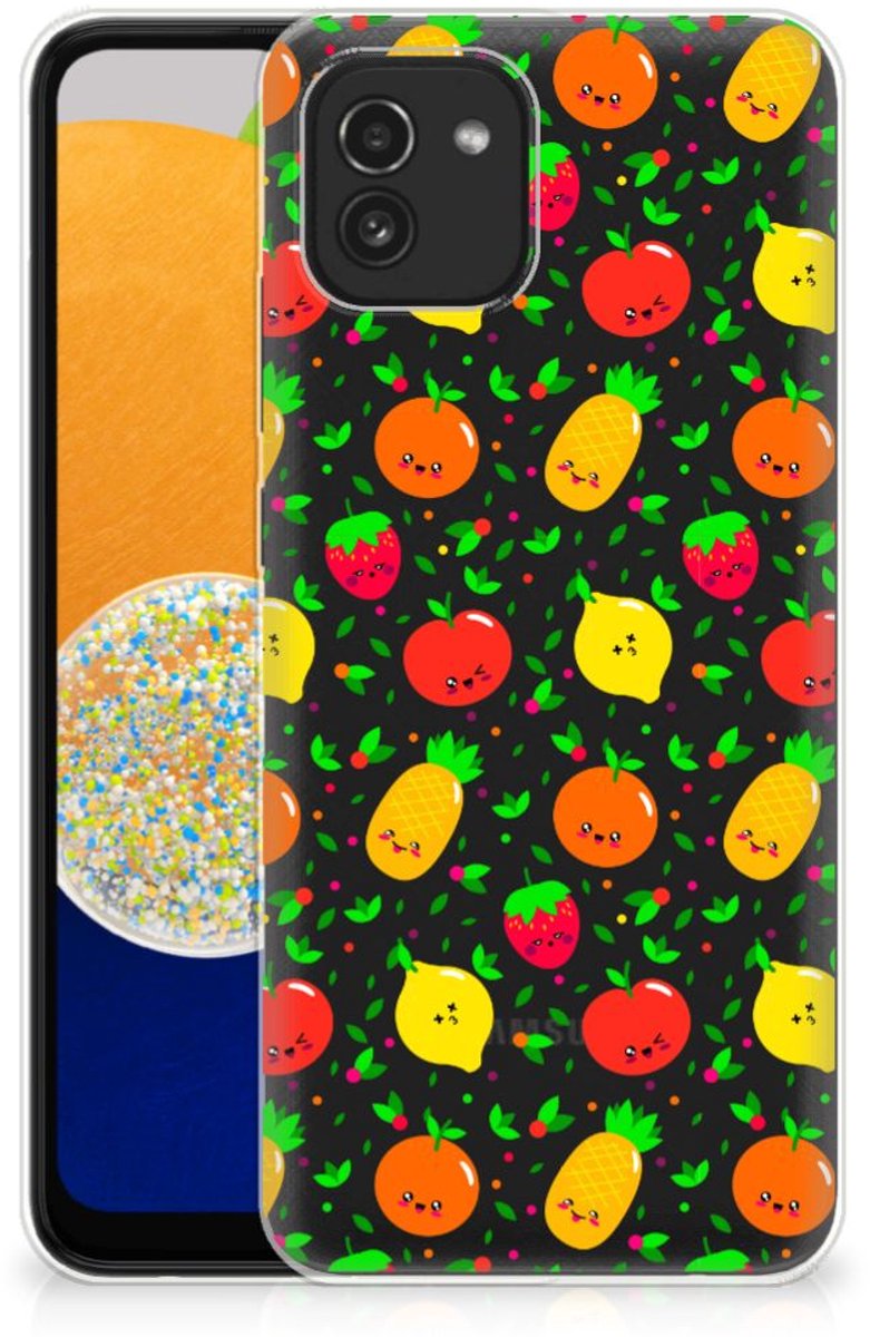 Samsung Galaxy A03 Siliconen Case Fruits