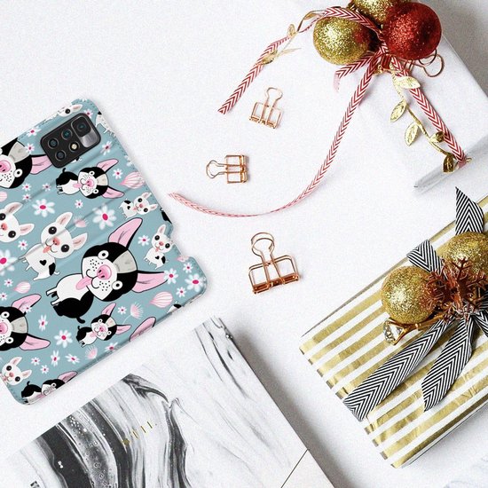 Cadeau de coque de téléphone pour petit-fils Xiaomi Redmi 10 Flip Cover Dogs