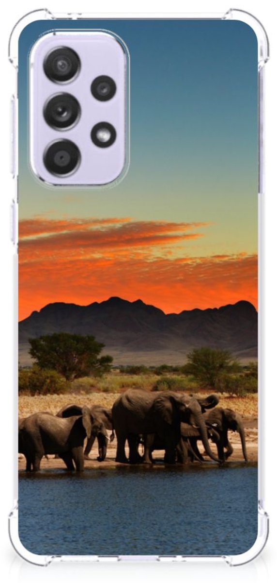 Samsung Galaxy A33 Case Anti-shock Olifanten