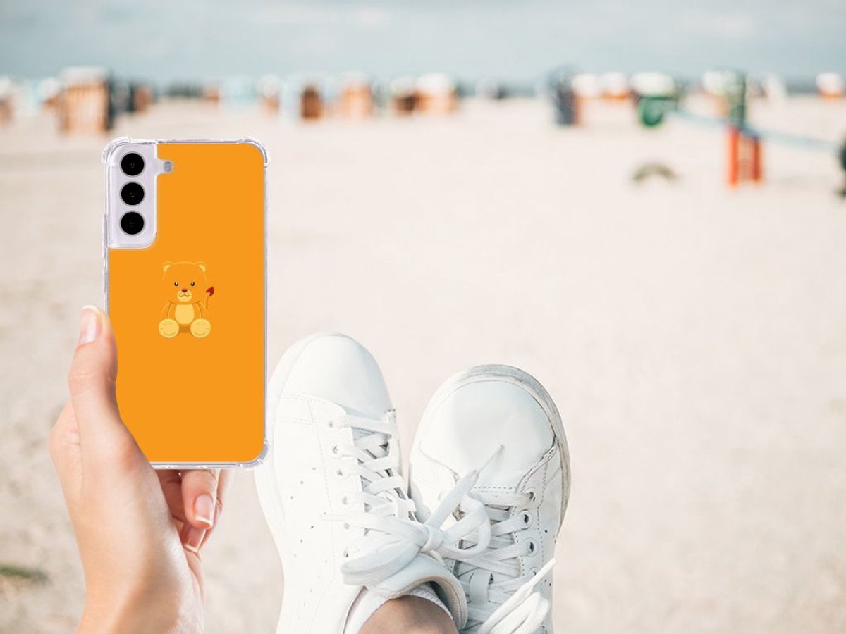 Samsung Galaxy S22 Stevig Bumper Hoesje Baby Beer