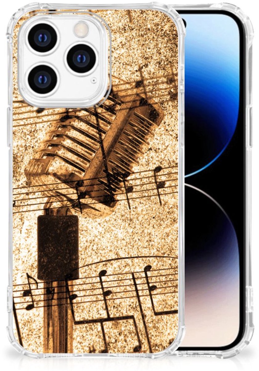 iPhone 14 Pro Anti-shock Hoesje met foto Bladmuziek
