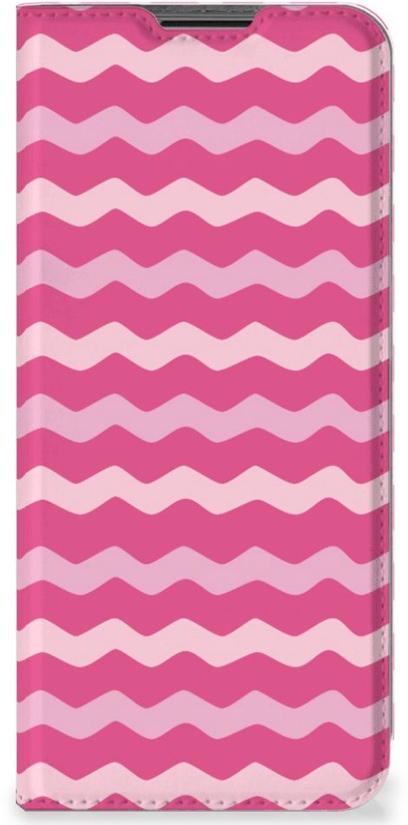 Nokia G50 Hoesje met Magneet Waves Pink
