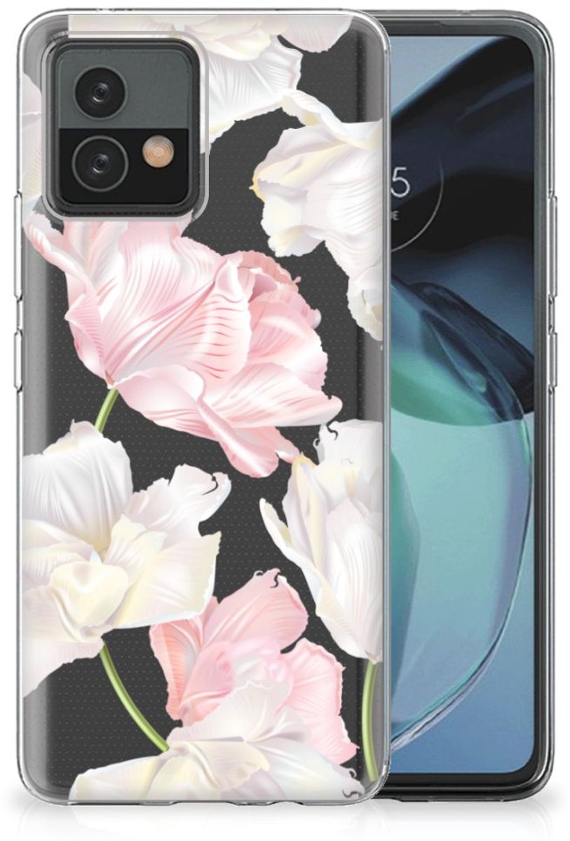 Motorola Moto G72 TPU Case Lovely Flowers
