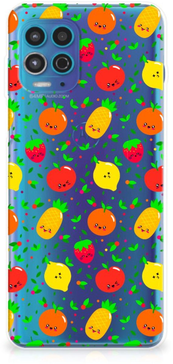 Motorola Moto G100 Siliconen Case Fruits