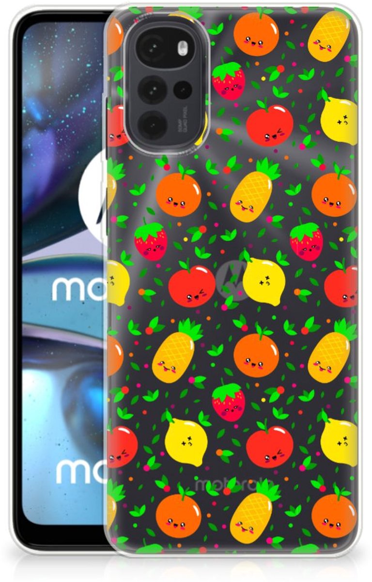 Motorola Moto G22 Siliconen Case Fruits