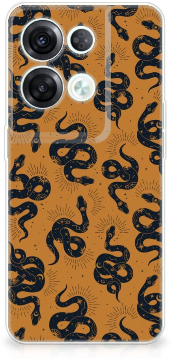 TPU Hoesje voor OPPO Reno8 Pro Snakes
