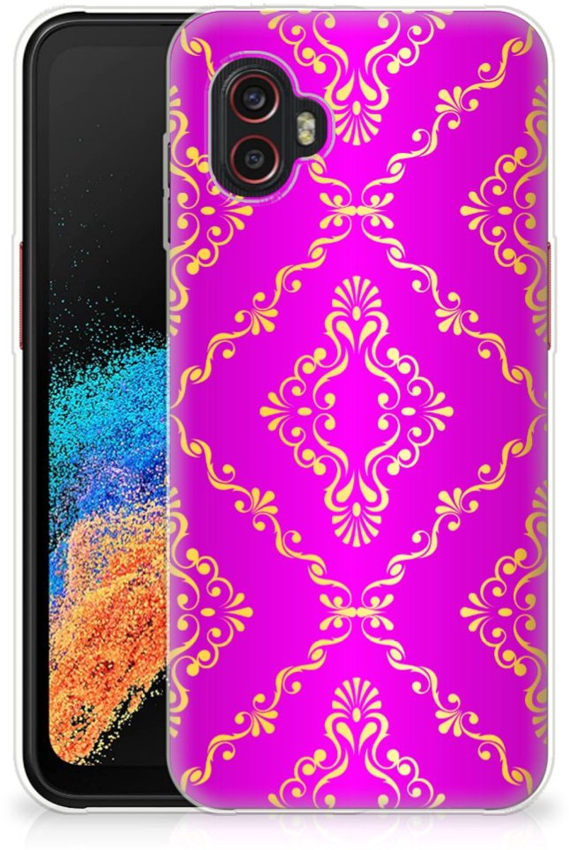 Siliconen Hoesje Samsung Galaxy Xcover 6 Pro Barok Roze