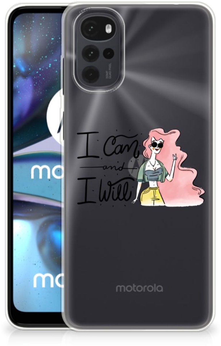 Motorola Moto G22 Telefoonhoesje met Naam i Can