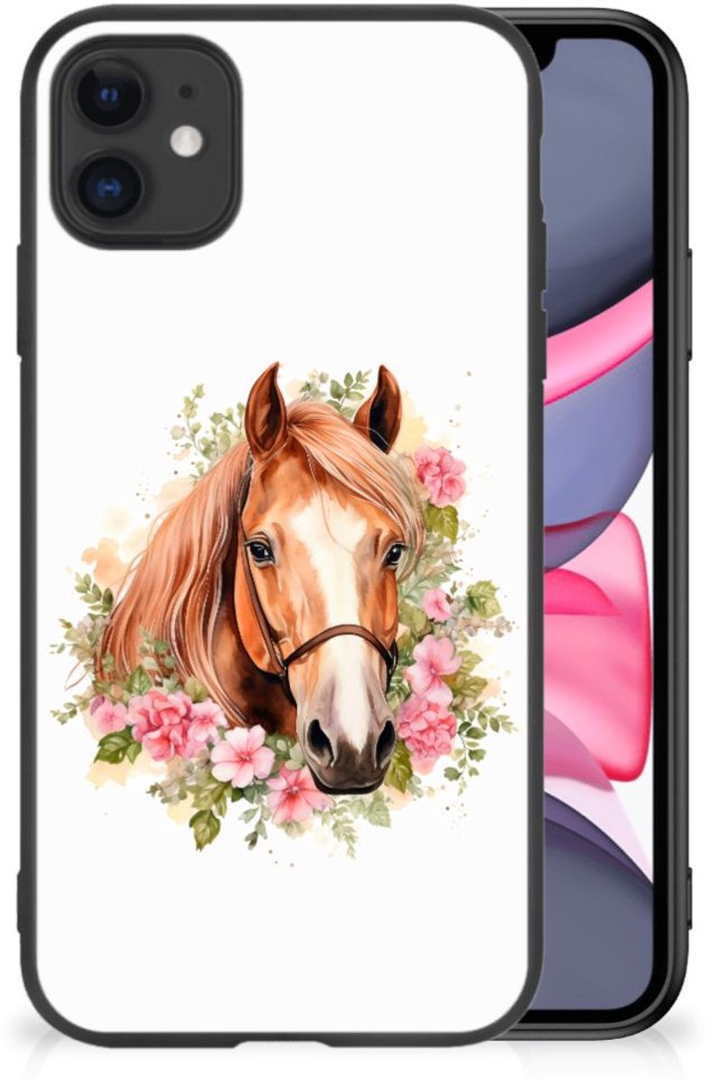 Dierenprint Telefoonhoesje voor iPhone 11 Paard