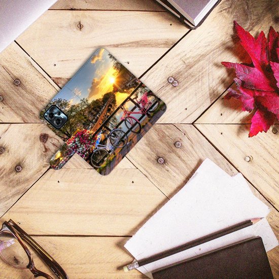 Protection Téléphone Motorola Moto G13 | G23 Portefeuille Les Canaux D'Amsterdam