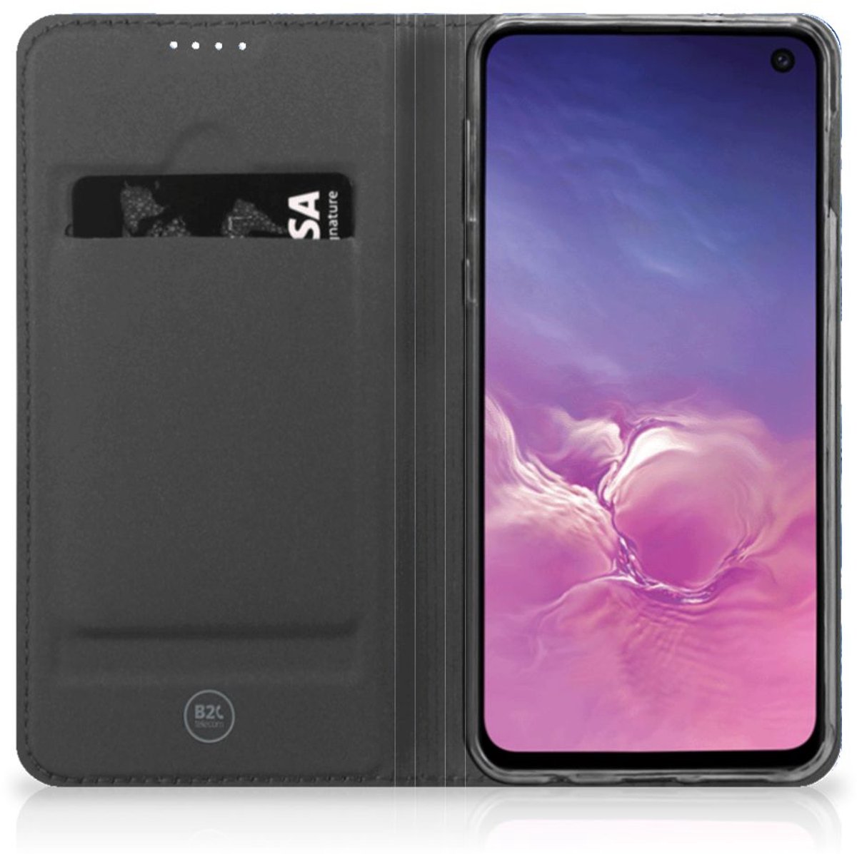Smart Cover voor Samsung Galaxy S10e Flowers Blue