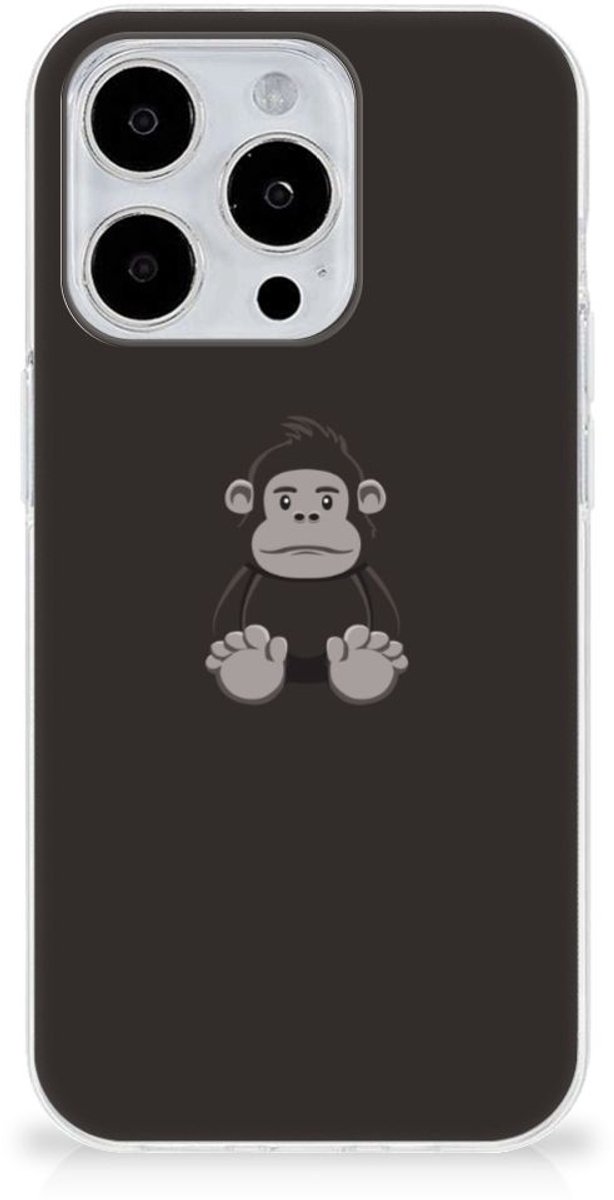 TPU Hoesje voor iPhone 15 Pro Max Telefoonhoesje met Naam Gorilla
