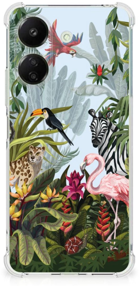 Case Anti-shock voor Xiaomi Redmi 13C 4G Jungle