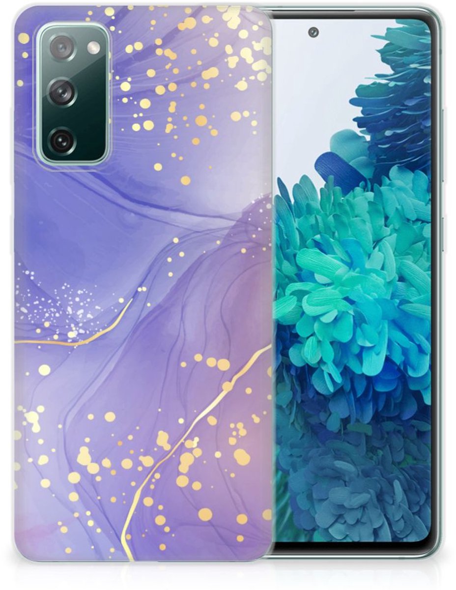 Hoesje maken voor Samsung Galaxy S20 FE Watercolor Paars