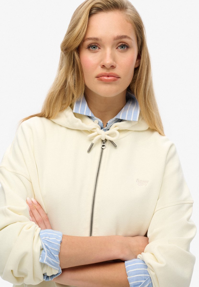 Superdry Studios Hoodie Dames Lichtgeel