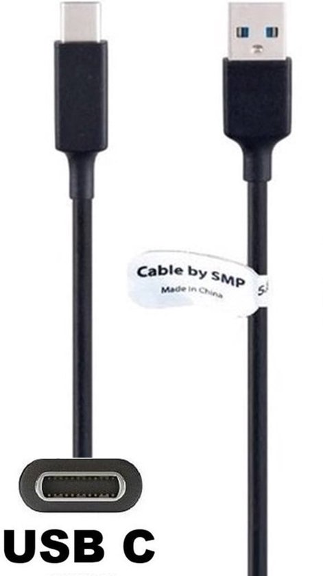 OneOne 1,2m USB C kabel. Sterke 60W laadkabel. Stevig oplaadkabel snoer past op Startech M2E1BMU31C, M2E1BRU31C / Eaget G70, M1 SSD