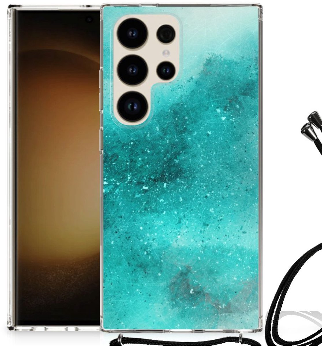 Back Cover Samsung Galaxy S24 Ultra Painting Blue