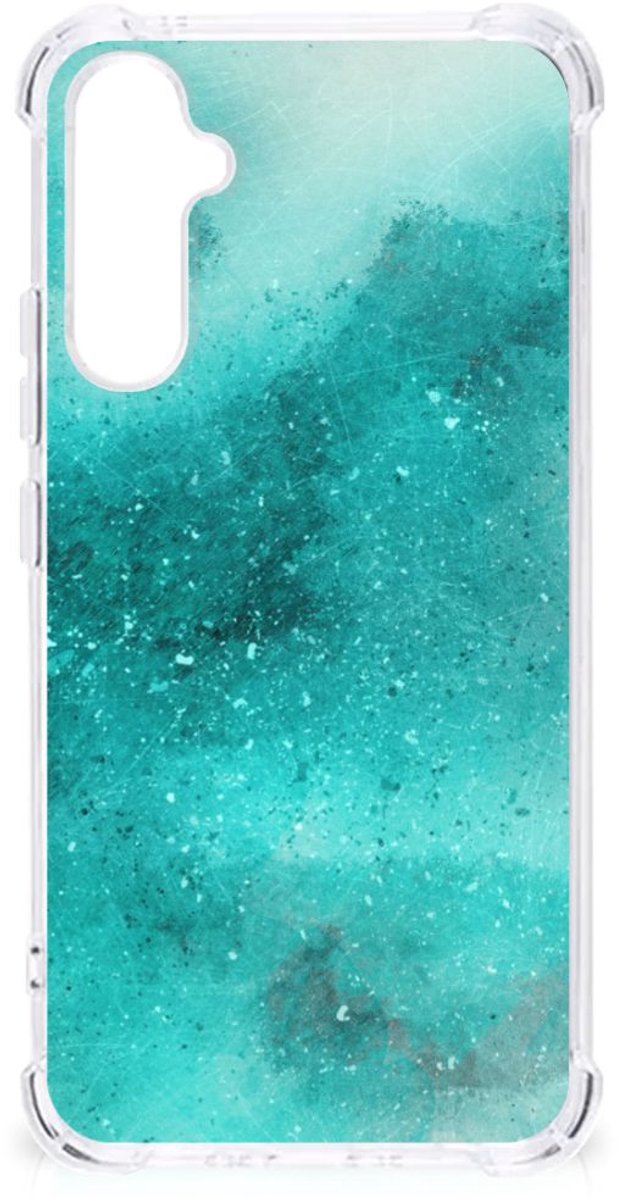 Back Cover Samsung Galaxy A34 Painting Blue