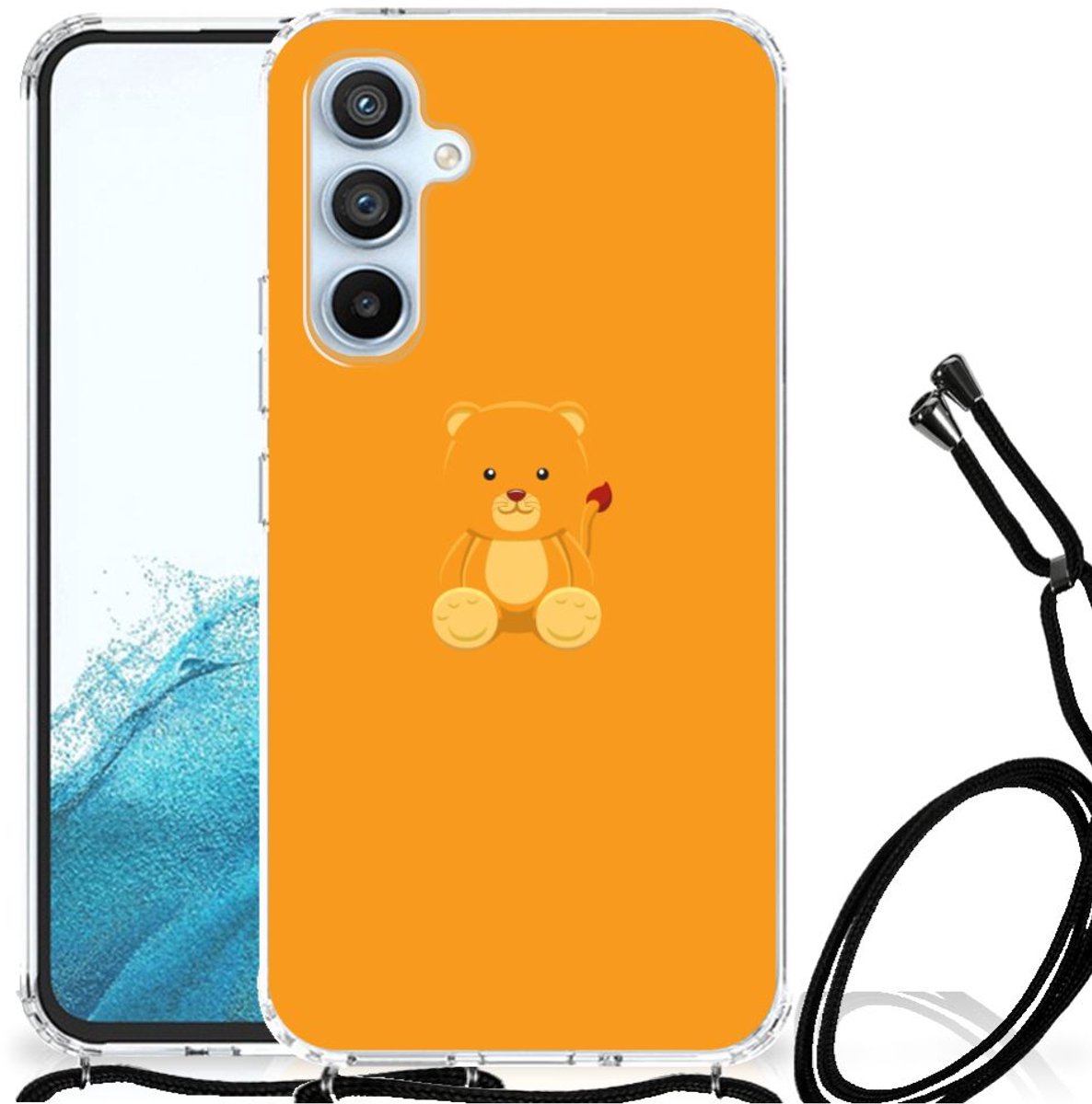 Samsung Galaxy A54 5G Stevig Bumper Hoesje Baby Beer