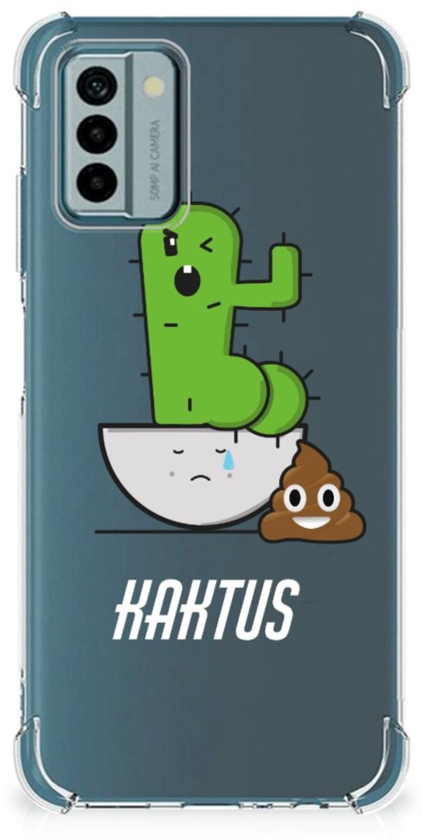 Nokia G22 Stevig Bumper Hoesje Cactus Poo