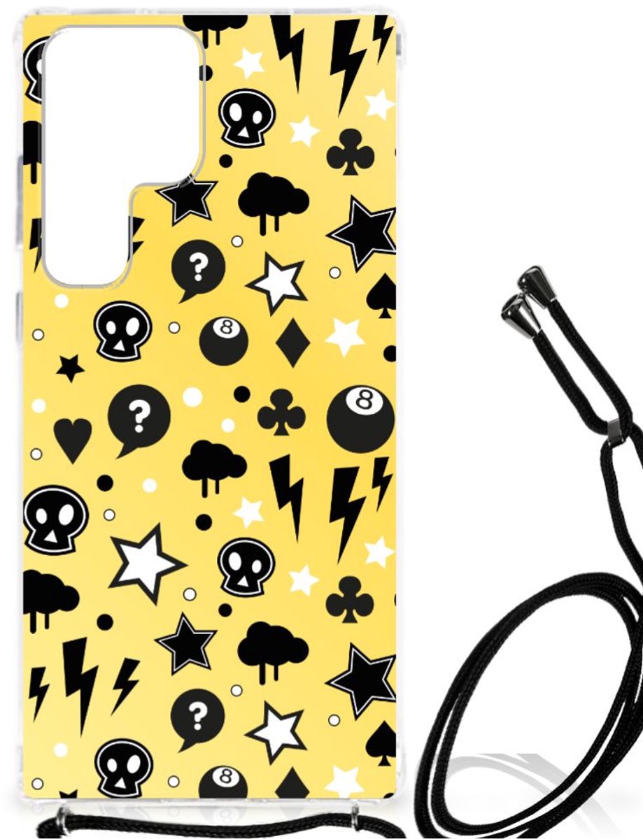 Extreme Case Samsung Galaxy S23 Ultra Punk Geel