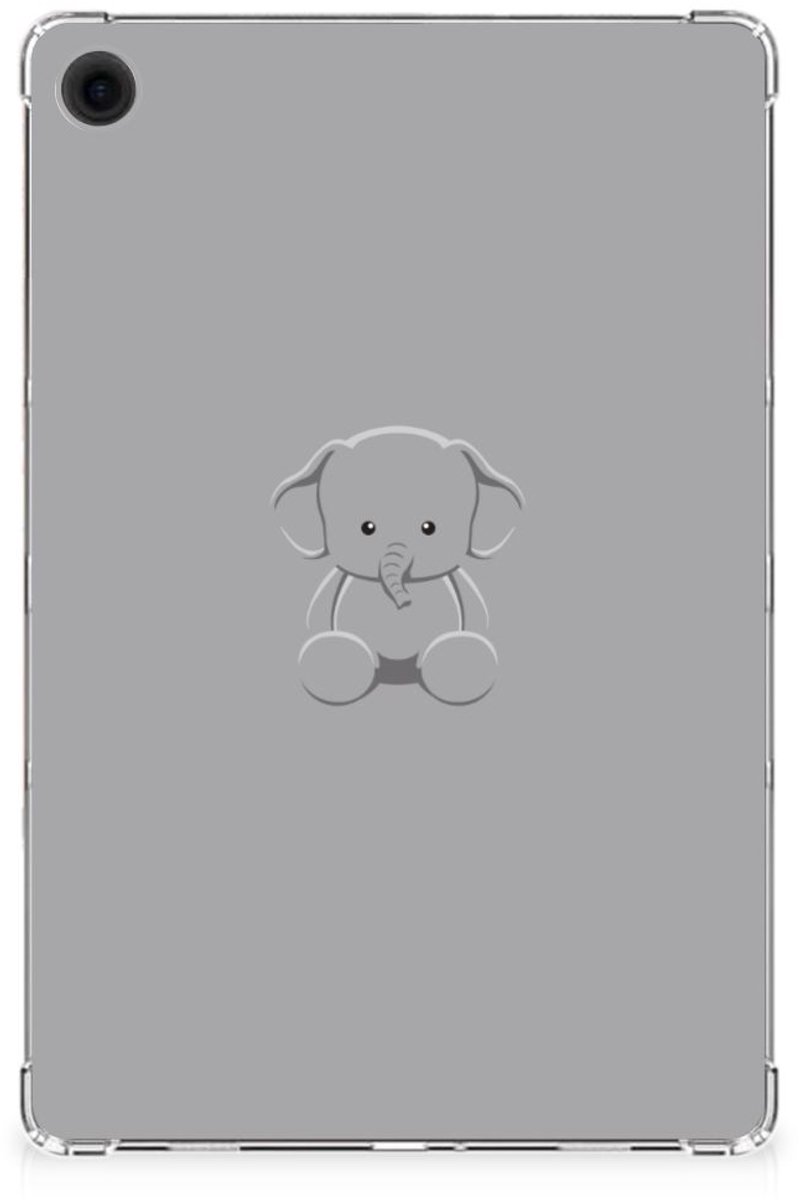 Samsung Galaxy Tab A9 Plus Tablet Back Cover Grijs Baby Olifant