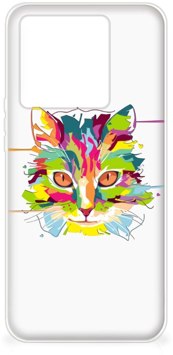 Xiaomi 13T Telefoonhoesje met Naam Cat Color