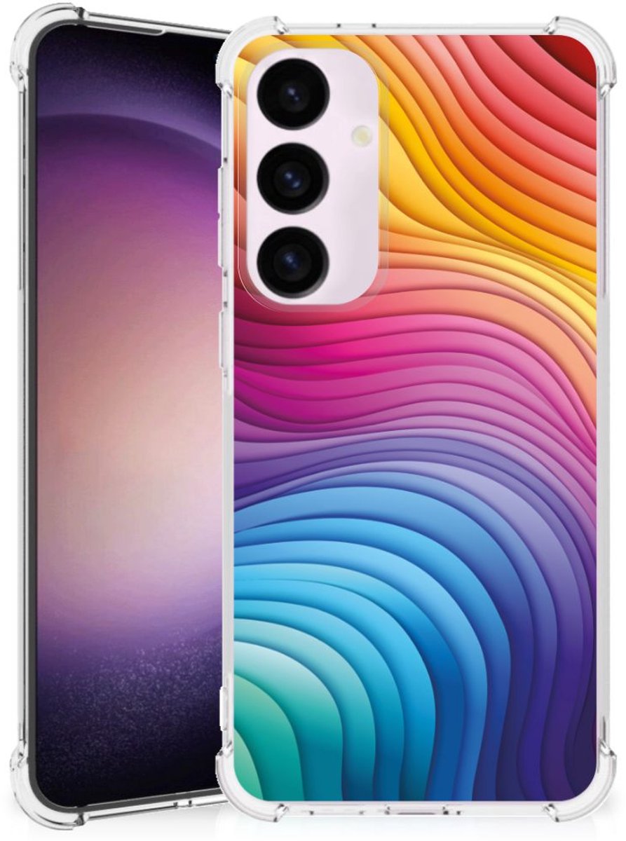 Shockproof Case voor Samsung Galaxy S24 Plus Regenboog