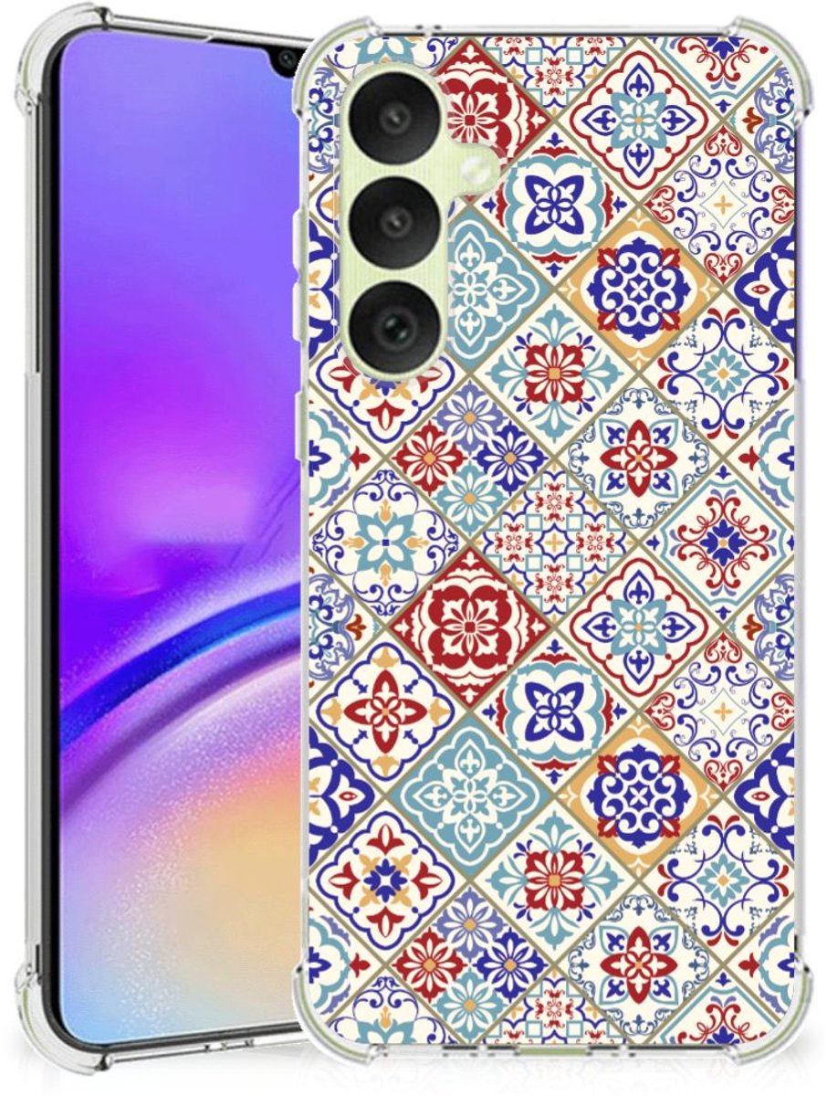 Samsung Galaxy A35 Anti-Shock Hoesje Tiles Color