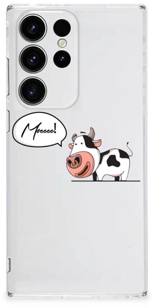 Samsung Galaxy S23 Ultra Telefoonhoesje met Naam Cheeky Cow