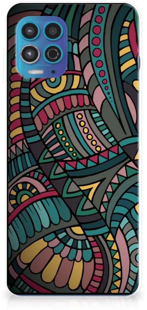 Motorola Moto G100 TPU bumper Aztec