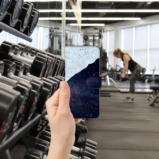 Étui à rabat OPPO Reno5 Z | Étui pour téléphone A94 5G Mer dans l'espace