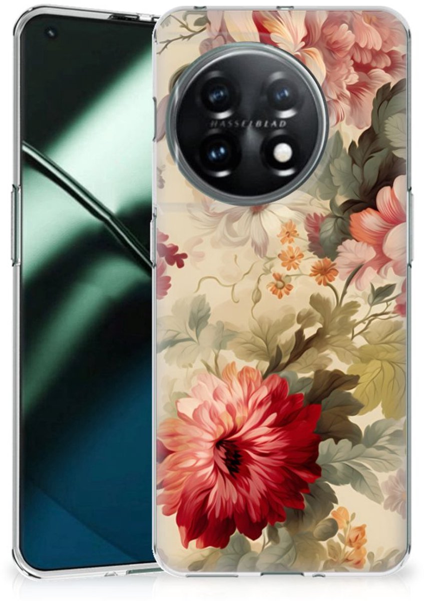 TPU Case voor OnePlus 11 Bloemen