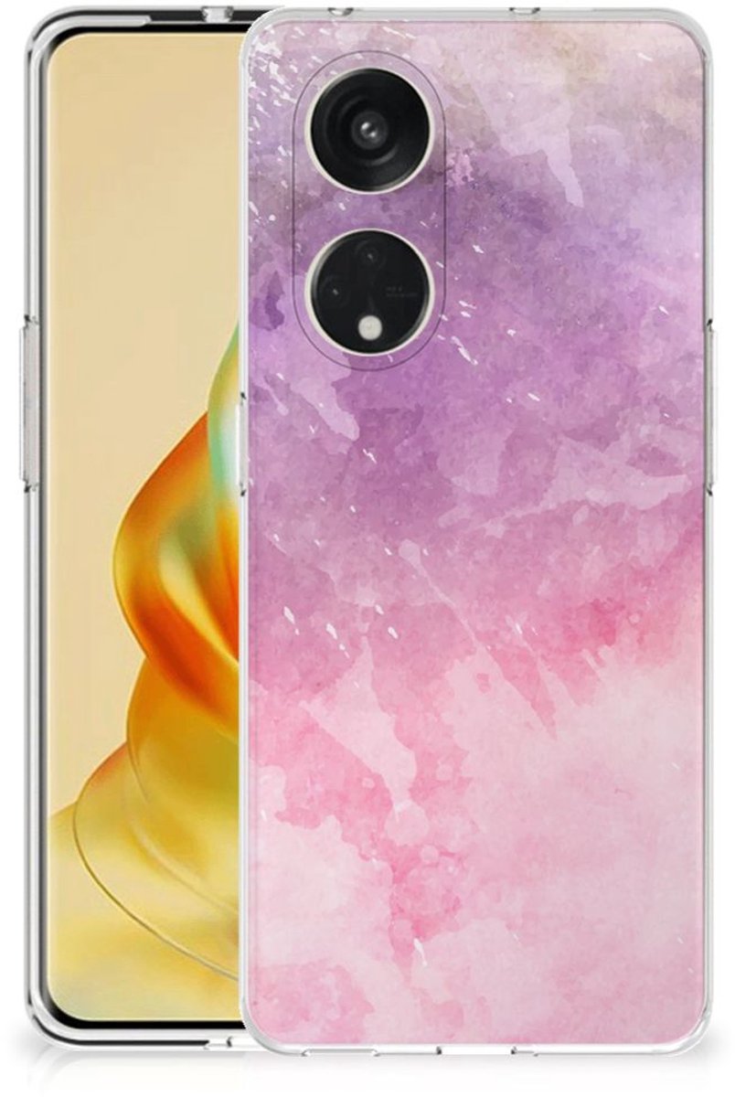 Hoesje maken OPPO Reno8 T 5G Pink Purple Paint
