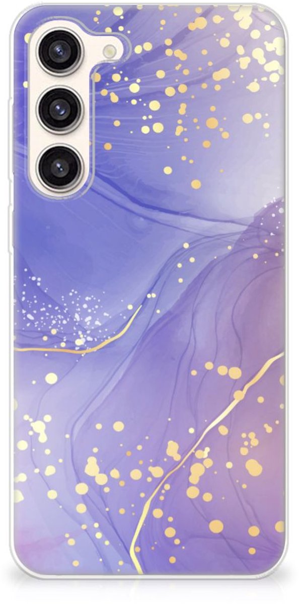 Hoesje maken voor Samsung Galaxy S23 Plus Watercolor Paars