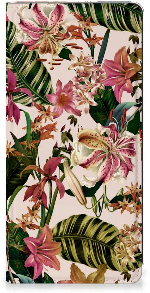Motorola Moto G34 Smart Cover Flowers