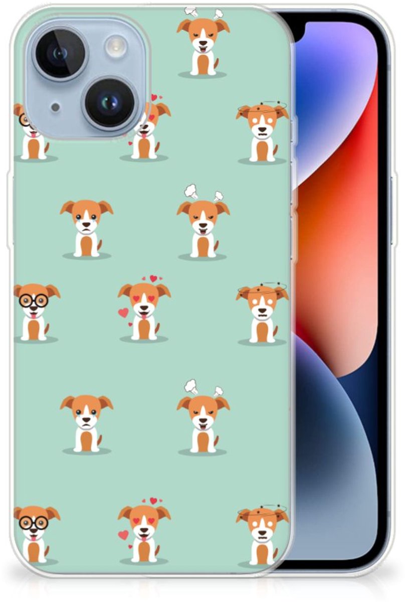 Apple iPhone 14 TPU Hoesje Pups