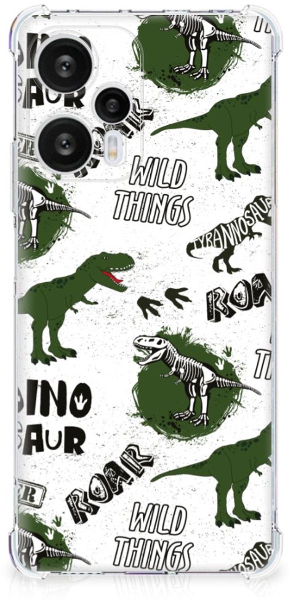 Case Anti-shock voor Xiaomi Poco F5 Dinosaurus