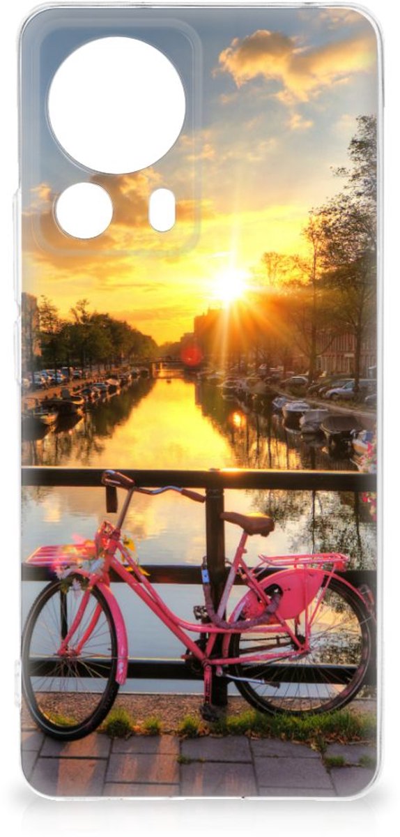 Xiaomi 13 Lite Siliconen Back Cover Amsterdamse Grachten