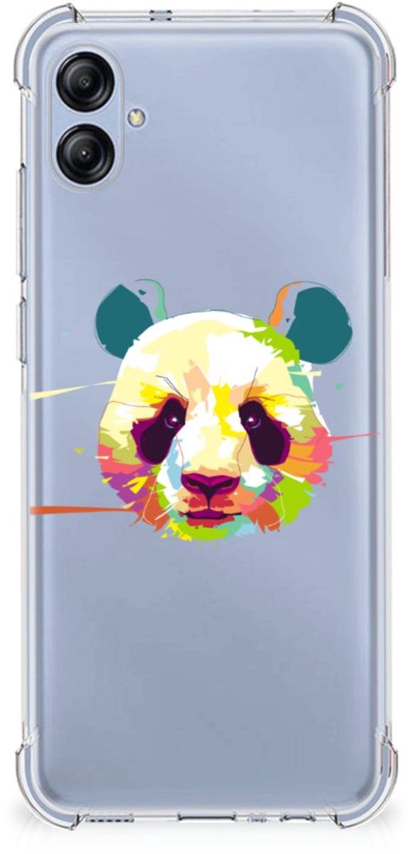 Samsung Galaxy A04e Stevig Bumper Hoesje Panda Color