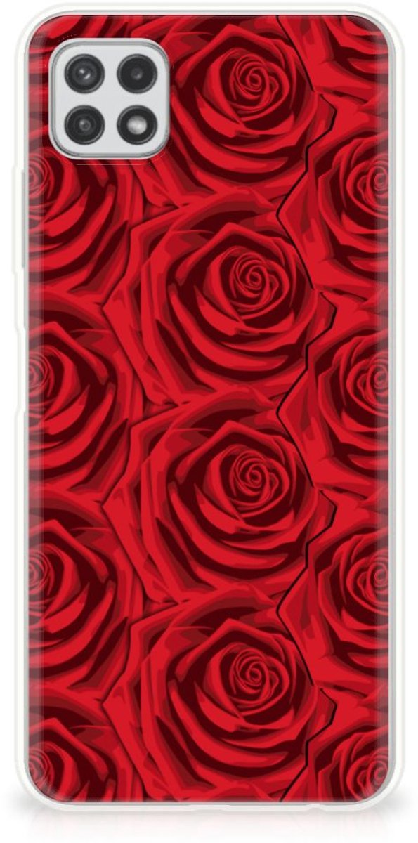 Samsung Galaxy A22 5G TPU Case Red Roses