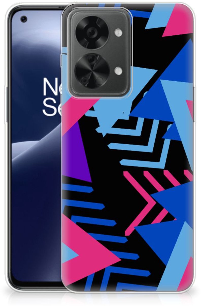 OnePlus Nord 2T TPU Hoesje Funky Triangle