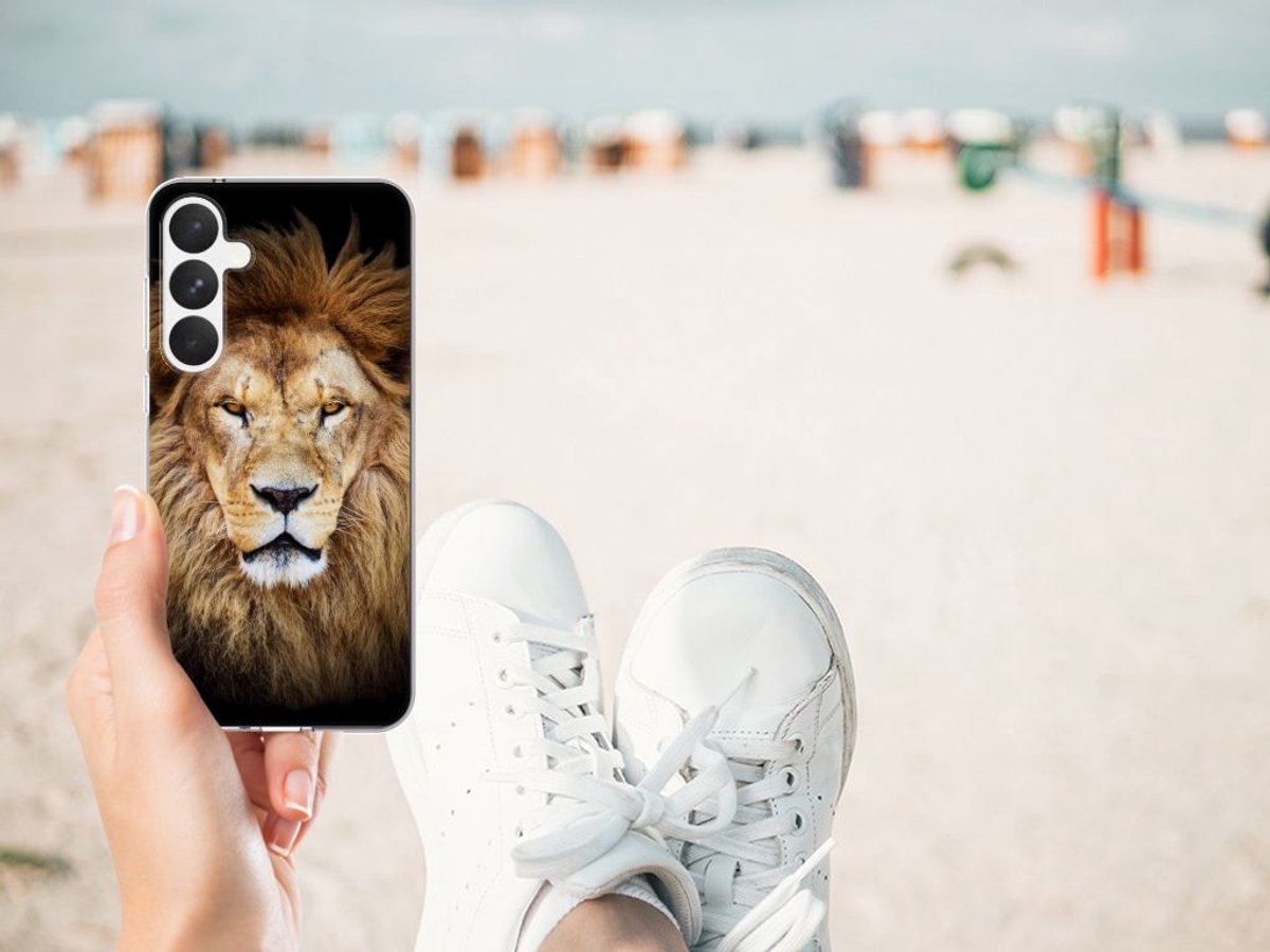 Samsung Galaxy A55 TPU Hoesje Leeuw